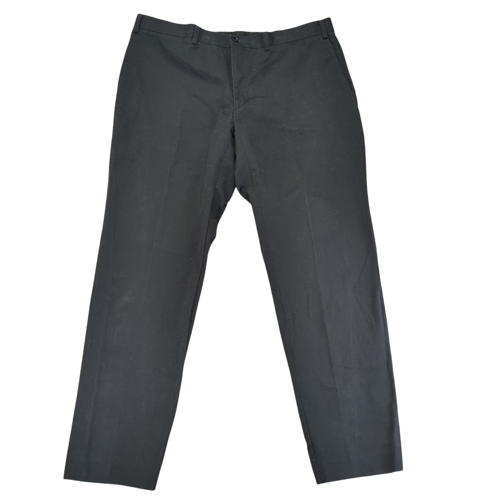 INDOCHINO Mens Black Cotton Dress Pants Casual Business Slacks‎ Size 40x32